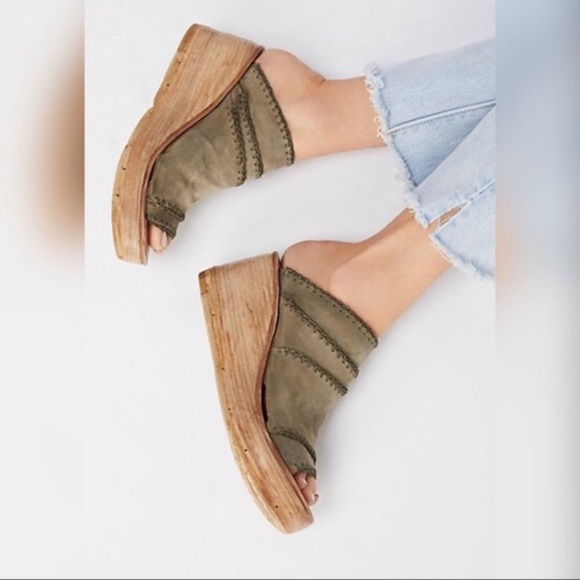 Free People Shoes - A.S. 98 Dakota Leather Platform x Free People